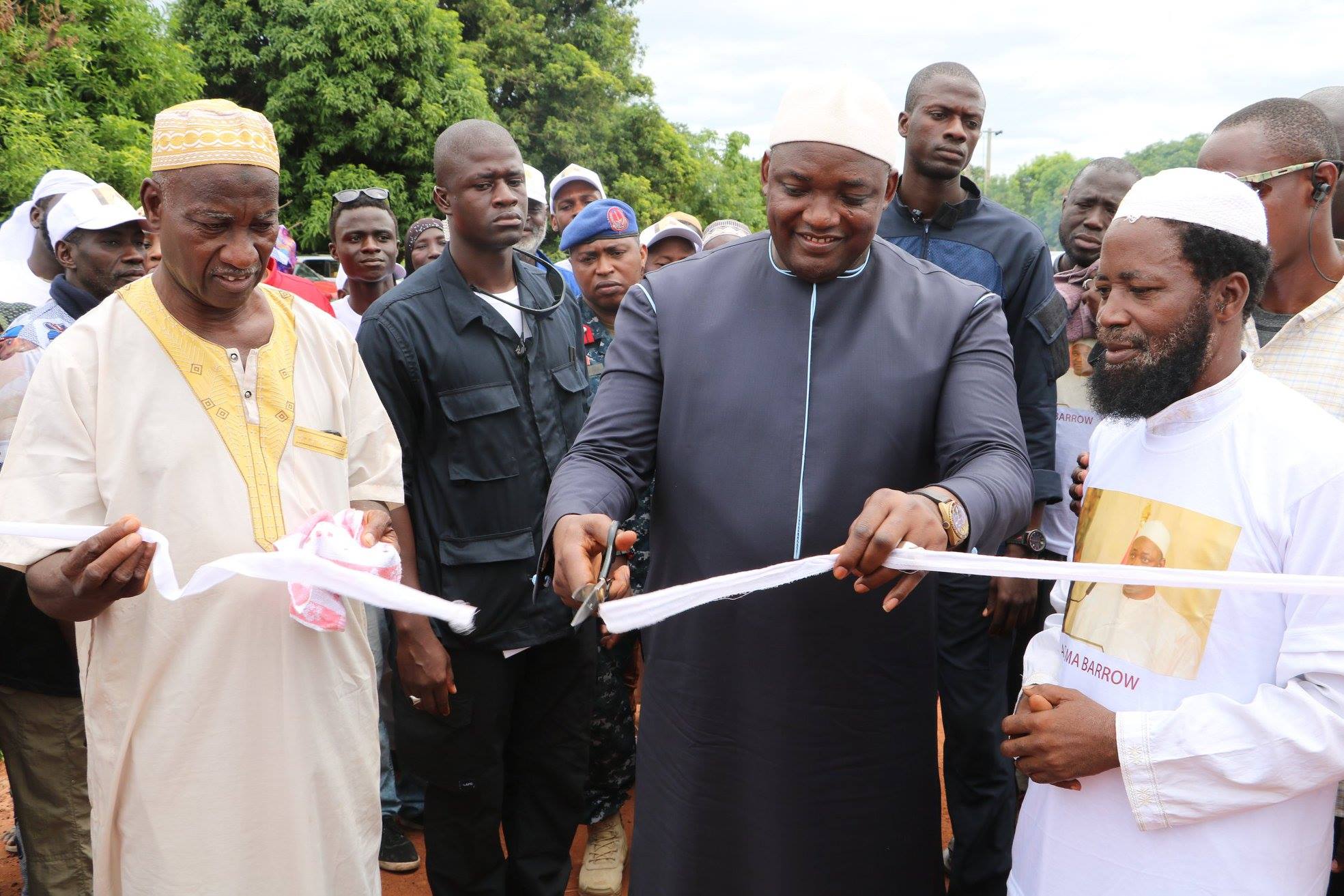 President Barrow lauds D5Million Numuyel Bridge