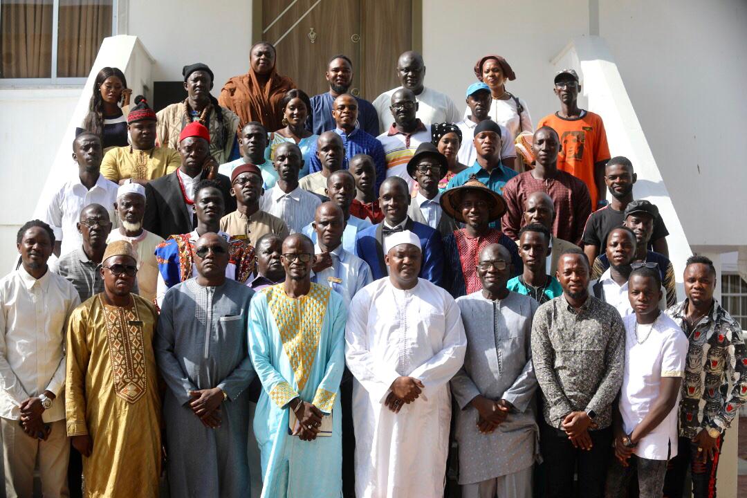 President Barrow Embraces Massive ‘Peace Project’ by Gambian Musicians