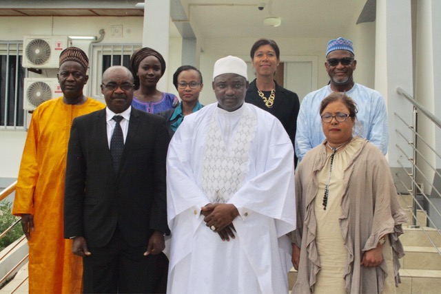 President Barrow receives Commonwealth Secretariat assessment team