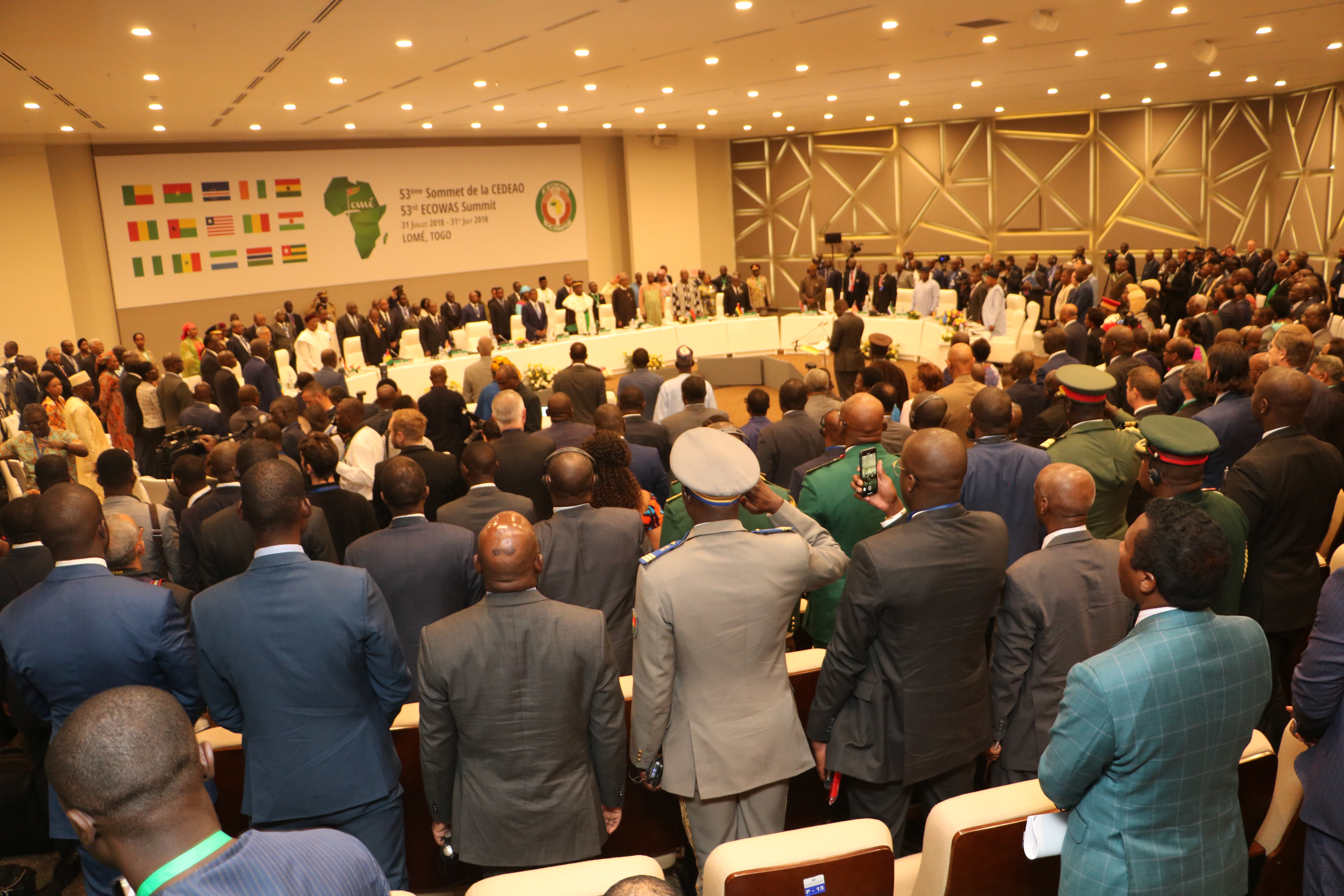 Closing ceremony of the 53rd Joint ECOWAS-ECCAS Summit in Lome, Togo