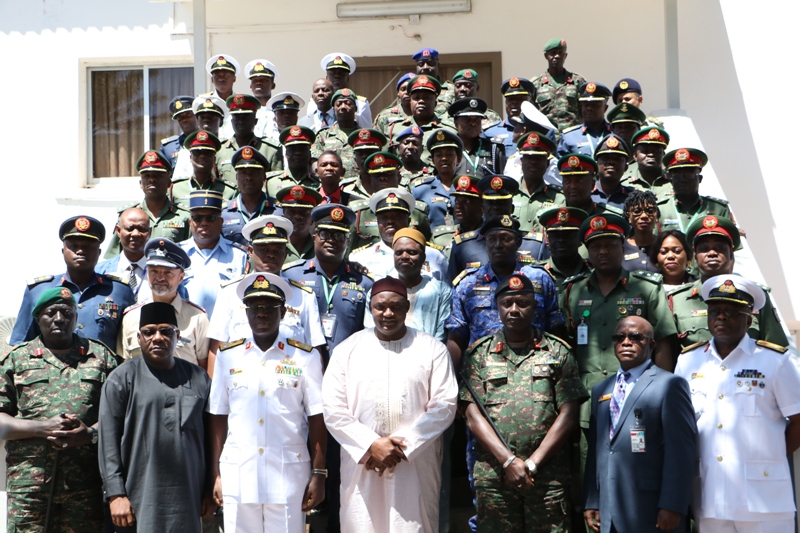 President Barrow receives sub regional Security Forces