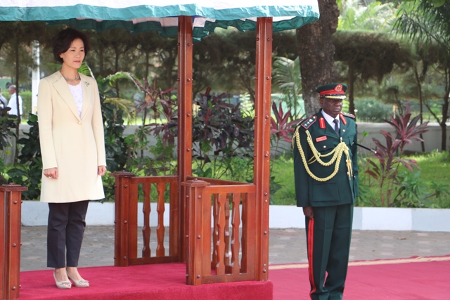 Four Female Ambassadors present their credentials to President Barrow
