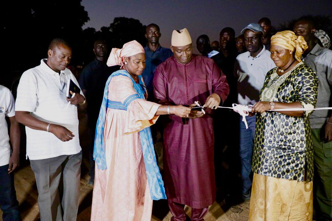 President Barrow Inaugurates New Livestock Market in LRR