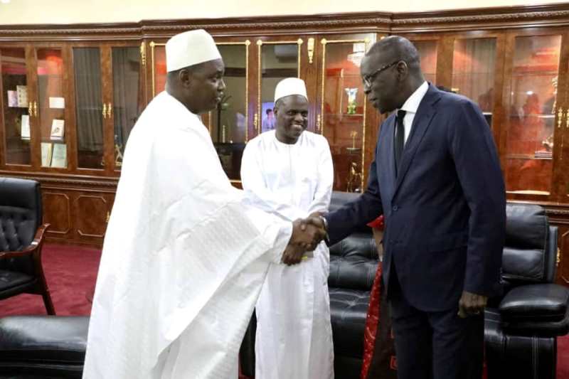 President Barrow holds talks with WFP regional Rep