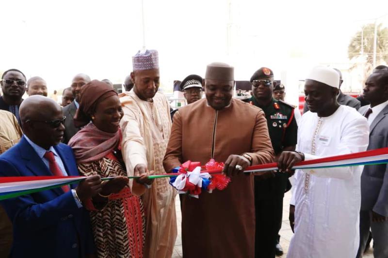 President Barrow Tuesday morning opened the National Audit Office Headquarters on Bertil Harding Highway in Kanifing