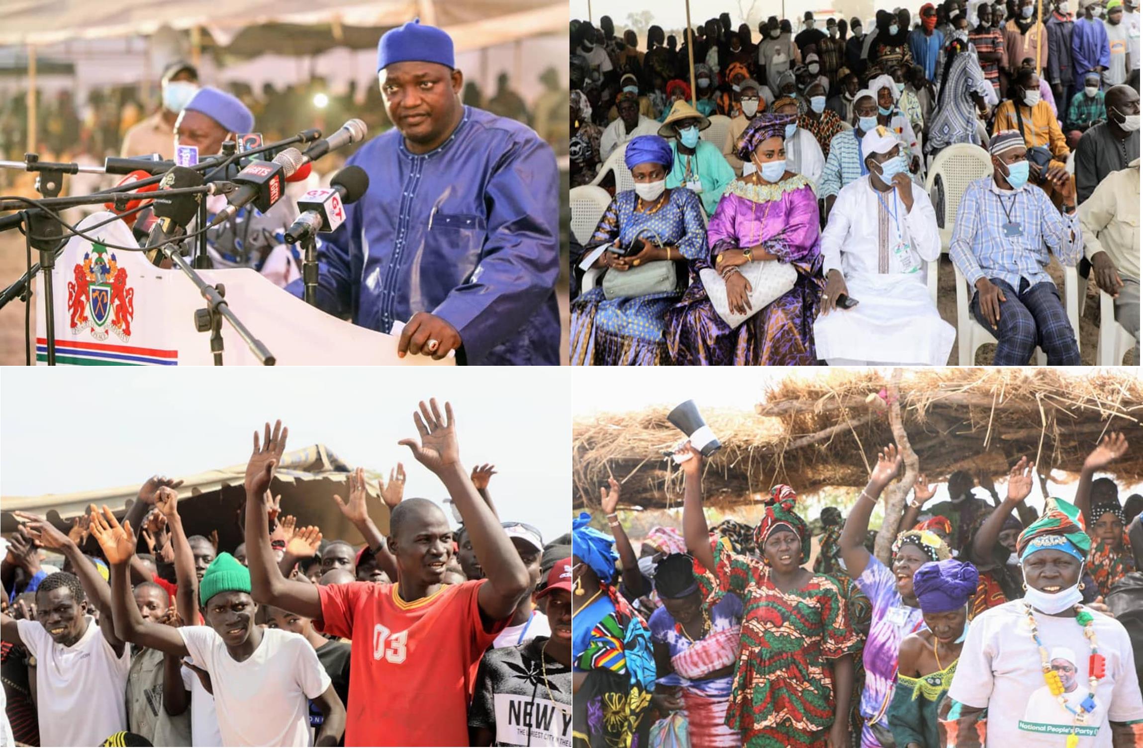 President Barrow said he has fulfilled a campaign promise to work on the Basse-Wuli bridge, road