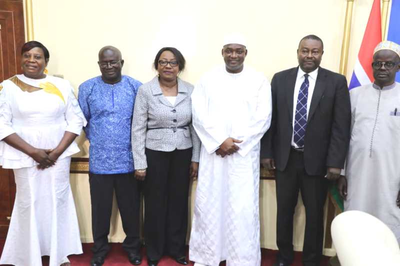 President Barrow: My government will safeguard the autonomy of the new Human Rights Commission 