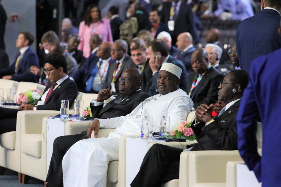 NEWS RELEASE  President Barrow Participates in First-ever Russia-Africa Summit 