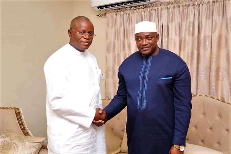 President Barrow receives Senegalese Sports Minister