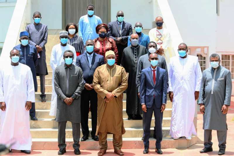 Senegalese COVID-19 Delegation Pays Courtesy Call on President Barrow