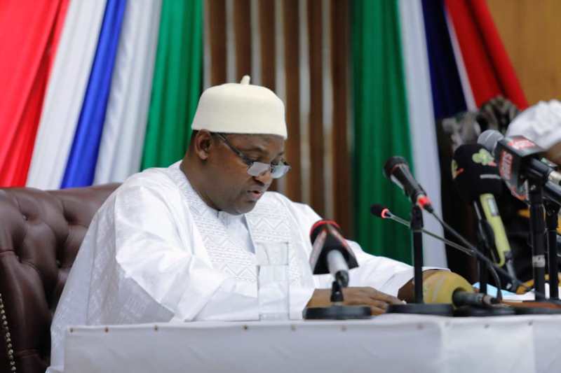President Barrow this morning delivered the State of the Nation Address of the 2020 Legislative Year attended by Cabinet, National Assembly Members and a host of dignitaries amongst others