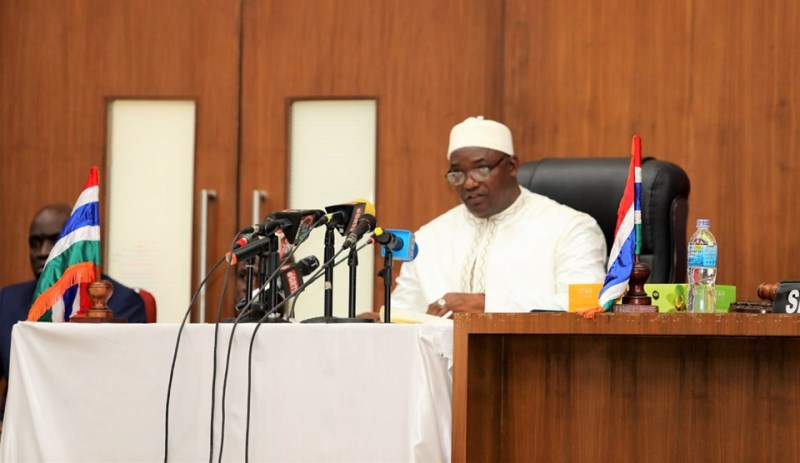 President Adama Barrow Thursday morning delivered the State of the Nation Address 2019 at the National Assembly
