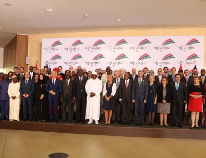 President Barrow Attends Donor Conference in Brussels